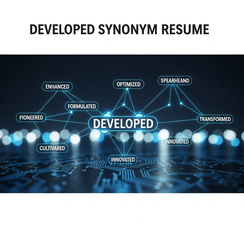 Developed Synonym Resume: 100+ Words to Win More Interviews