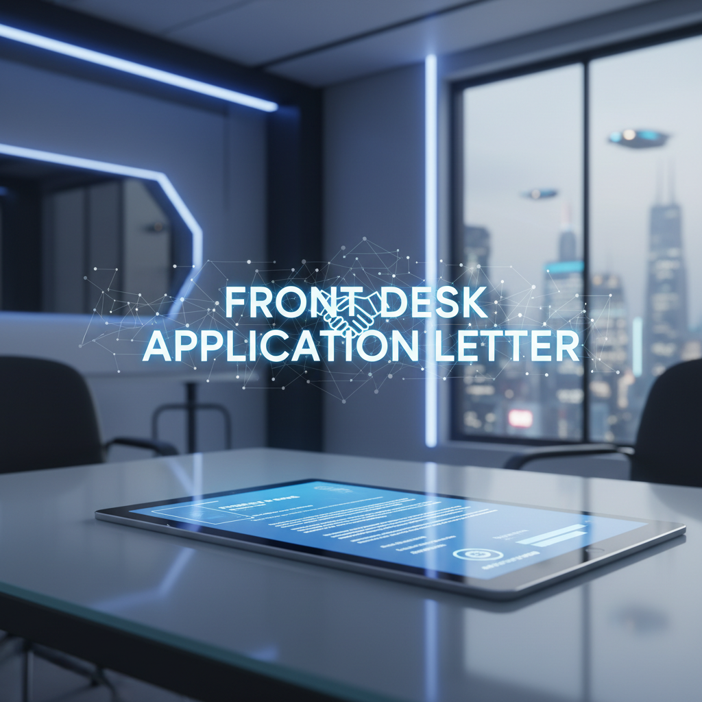 7 Proven Steps to Write a Standout Front Desk Application Letter