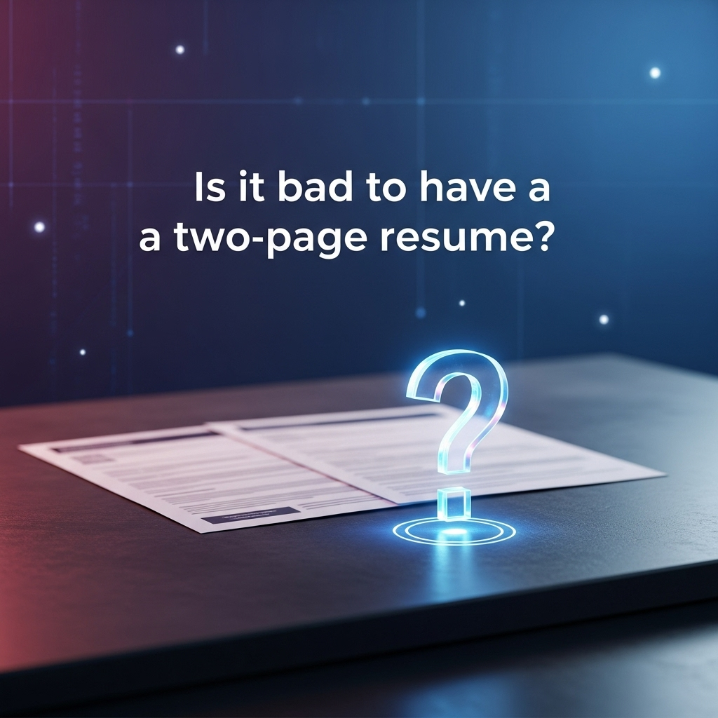 Is It Bad to Have a Two Page Resume? The Complete 2025 Guide