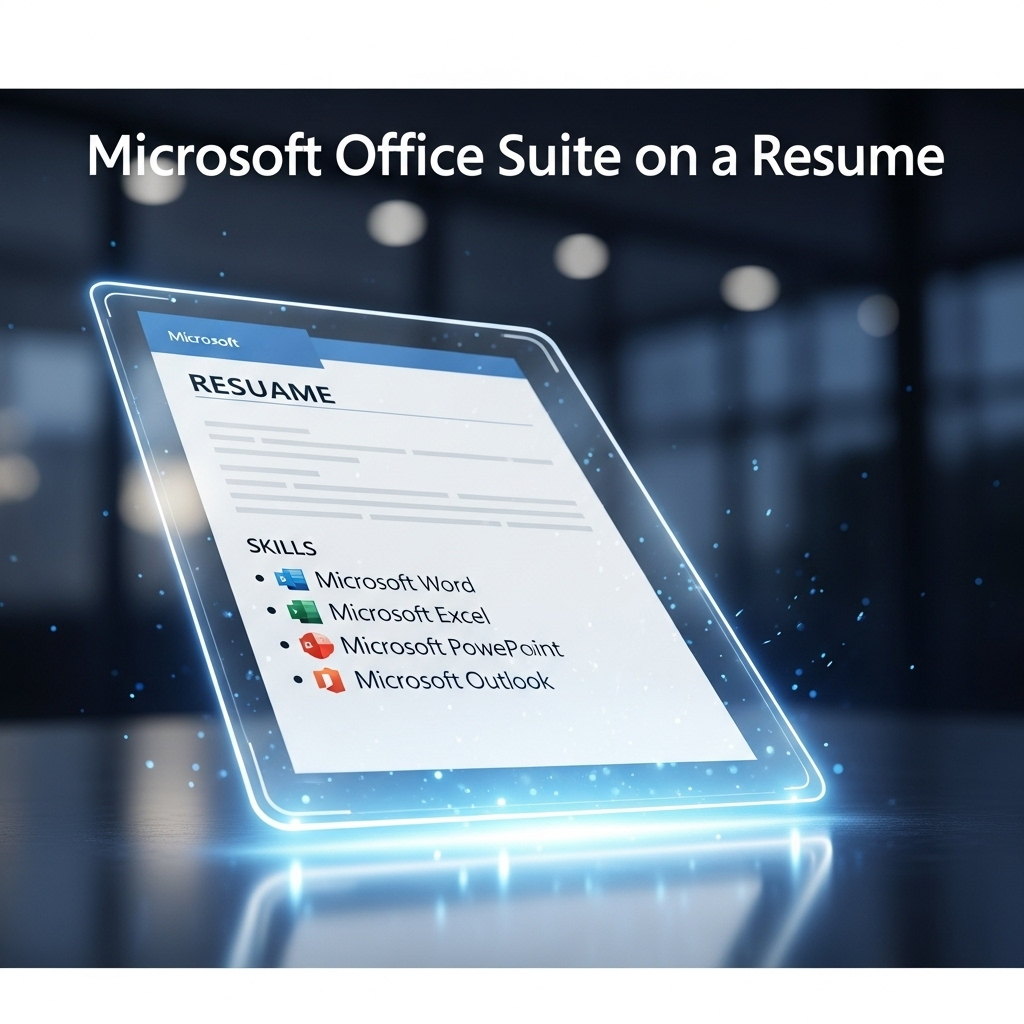 How to List Microsoft Office Suite on Resume (2025 Guide)