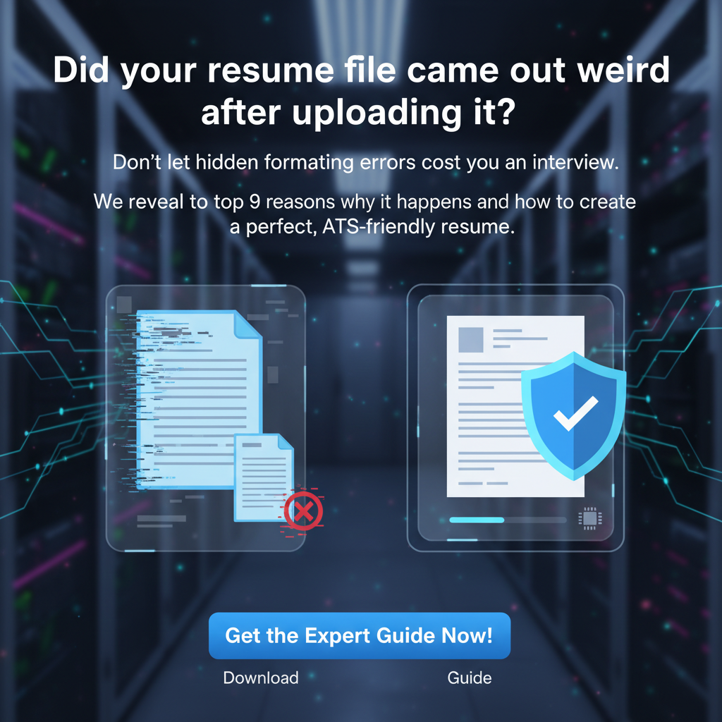 My Resume File Came Out Weird: 9 Reasons Why & How to Fix It