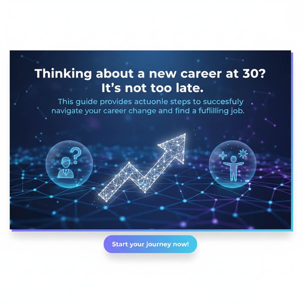 Starting a New Career at 30: A 7-Step Practical Guide for 2025