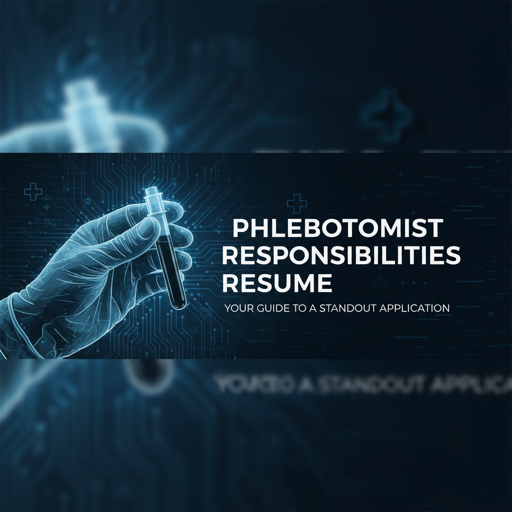 How to Perfect Your Phlebotomist Responsibilities Resume: 2026 Guide
