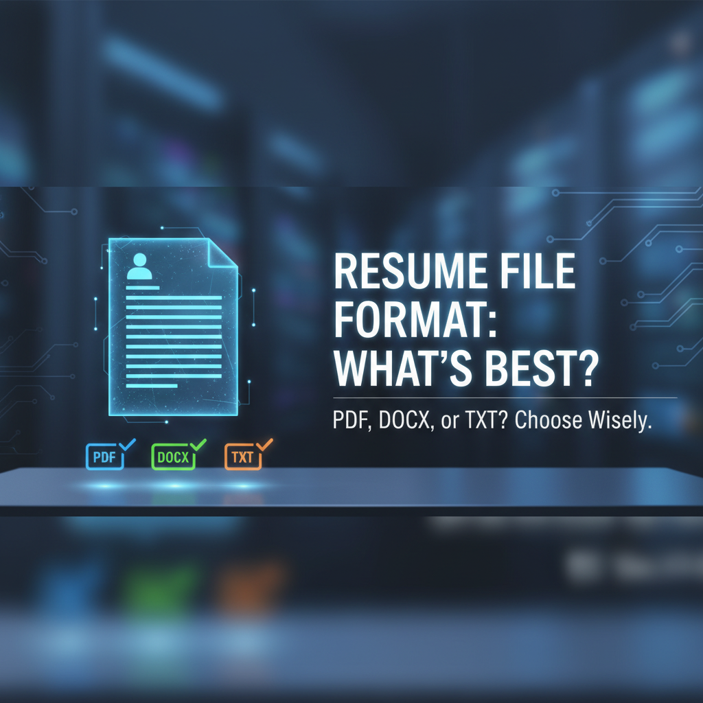 What File Format Should a Resume Be In? (PDF vs. Word in 2025)